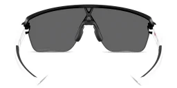 Shop Oakley Corridor SQ Half-Rim Rectangle Sunglasses in Black online.