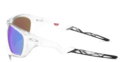 Shop Oakley Lateralis Rectangle Sunglasses in Clear online.