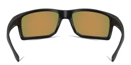 Shop Oakley Gibston XL Rectangle Sunglasses in Matte Black online.