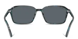 Shop Ray-Ban Raimond Unisex Square Sunglasses in Transparent Fantasy Blue Grey online.