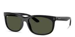 Shop Ray-Ban Balorette Unisex Pillow Sunglasses in Black online.