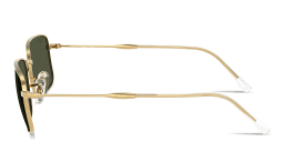 Shop Ray-Ban Logo-Engraved Unisex Rectangle Sunglasses in Arista online.