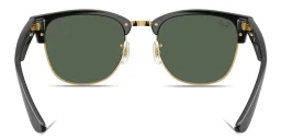 Shop Ray-Ban Clubmaster Reverse Unisex Square Sunglasses in Black On Arista online.