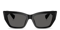 Shop TIFFANY Modern Glamour Cat-Eye Sunglasses in Black online.