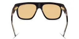 Shop TOM FORD Icon Pilot Sunglasses in Shiny Black online.
