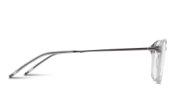 Shop EYE'M Pillow Eyeglasses in Transparent Grey online.