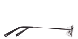 Shop EYE'M Rectangle Eyeglasses in Dark Gunmetal online.