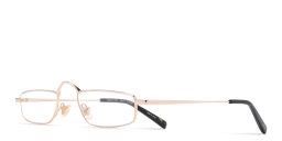 Shop EYE'M Rectangle Eyeglasses in Gold online.