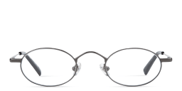 Shop EYE'M Oval Eyeglasses in Dark Gunmetal online.
