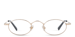 Shop EYE'M Oval Eyeglasses in Gold online.
