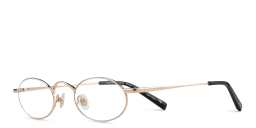 Shop EYE'M Oval Eyeglasses in Gold online.