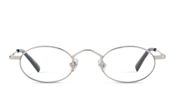 Shop EYE'M Oval Eyeglasses in Silver online.