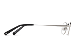 Shop EYE'M Oval Eyeglasses in Silver online.