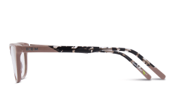 Shop EYE'M Rectangle Eyeglasses in Beige online.