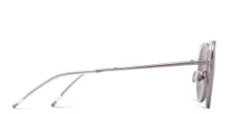 تسوق نظارات شمسية دائرية EYE'M بلون رصاصي أونلاين.