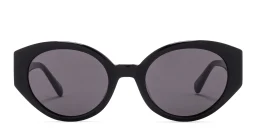 Shop EYE'M Cat-Eye Sunglasses in Black online.