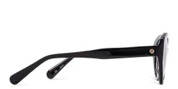 Shop EYE'M Cat-Eye Sunglasses in Black online.