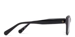Shop EYE'M Cat-Eye Sunglasses in Black online.