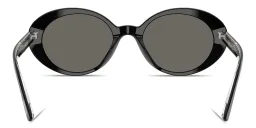 Shop OLIVER PEOPLES Lumar Oval Sunglasses in Black online.