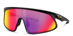 Shop Oakley RSLV Unisex Rectangle Sunglasses in Matte Black online.