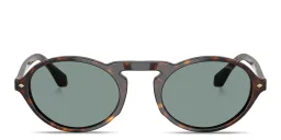 Shop GIORGIO ARMANI Armani Code Oval Sunglasses in Havana online.