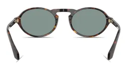 Shop GIORGIO ARMANI Logo Print Oval Sunglasses in Havana online.