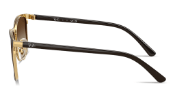 Shop Ray-Ban Junior Kids Core Square Sunglasses in Matte Brown On Arista online.