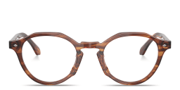 Shop GIORGIO ARMANI Armani Code Panthos Eyeglasses in Brown online.