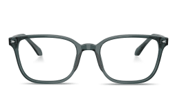 Shop GIORGIO ARMANI Armani Code Wide Pillow Eyeglasses in Grey online.