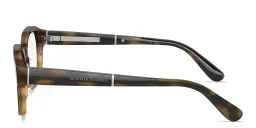 Shop BRUNELLO CUCINELLI Sartorial Sunset Square Eyeglasses in Havana Ivy online.