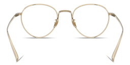 Shop OLIVER PEOPLES Kesner Panthos Eyeglasses in Soft Gold online.