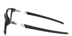 Shop Oakley Double Down Wide Square Eyeglasses in Black Ink online.