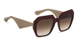 Shop ETRO Logo Signature Oversized Square Sunglasses in Brown online.