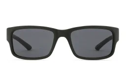 Shop SPIN ON8 Rectangle Sunglasses in Dark Green online.