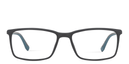 Shop SPIN ON8 Wide Rectangle Eyeglasses in Grey online.