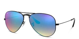 تسوق نظارات شمسية طراز بايلوت راي بان بلون أسود أونلاين.