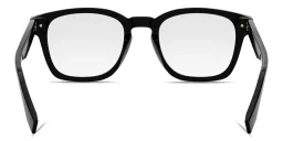 Shop FENDI Essential Unisex Square Eyeglasses in Black online.