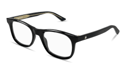 Shop MONTBLANC Snowcap Square Eyeglasses in Black online.