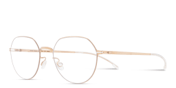 Shop MYKITA Selva Unisex Panthos Eyeglasses in Gold online.