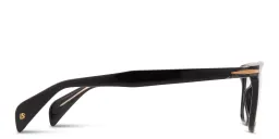 تسوق نظارات طبية مربّعة بشعار العلامة ديفيد بيكهام بلون أزرق قرني أونلاين.
