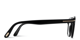 Shop TOM FORD T Emblem Rectangle Eyeglasses in Black online.