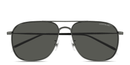 Shop MONTBLANC Meisterstück Pilot Sunglasses in Ruthenium online.