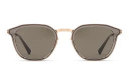 Shop MYKITA Pavi Square Sunglasses in Clear Ash online.
