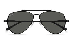 Shop GUCCI Web Pilot Sunglasses in Black online.