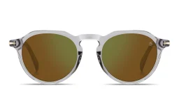 Shop DAVID BECKHAM Talisman Panthos Sunglasses in Grey online.