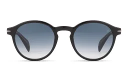 Shop DAVID BECKHAM Talisman Panthos Sunglasses in Black online.