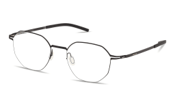 Shop ic! berlin Gen Irregular Eyeglasses in Matte Black online.