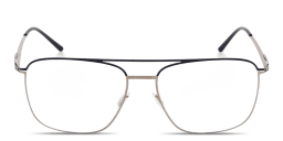 Shop ic! berlin Wes Unisex Wide Aviator Eyeglasses in Matte Light Bronze online.