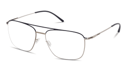 Shop ic! berlin Wes Unisex Wide Aviator Eyeglasses in Matte Light Bronze online.