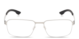 Shop ic! berlin MB 13 Square Eyeglasses in Matte Light Ruthenium online.